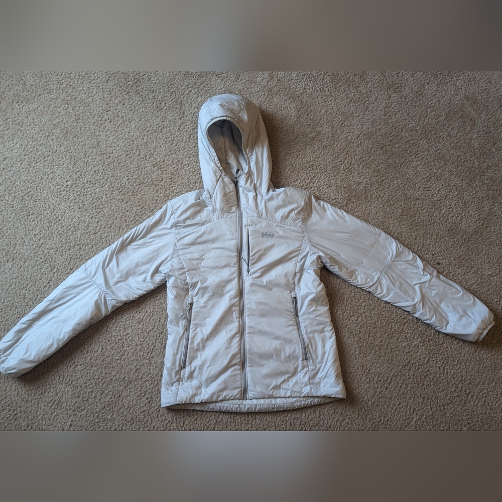 REI Co-op Women's XS Lightweight Flash Insulated Hybrid Jacket Hoodie